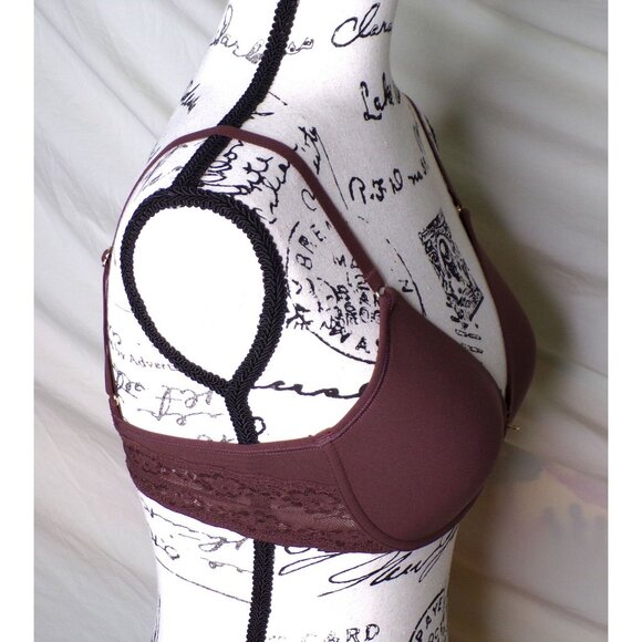 🆕NATORI Bliss Full Underwire T-Shirt Bra 32C Java Brown #721154 - Picture 7 of 9